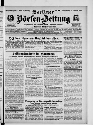 Berliner Börsen-Zeitung vom 24.01.1935