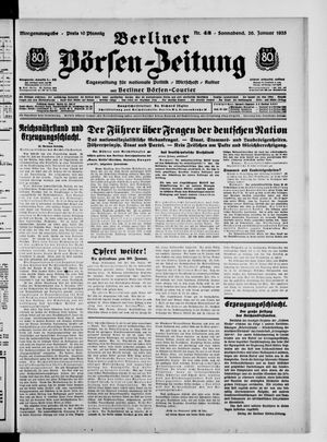 Berliner Börsen-Zeitung vom 26.01.1935