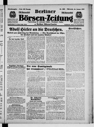 Berliner Börsen-Zeitung vom 30.01.1935