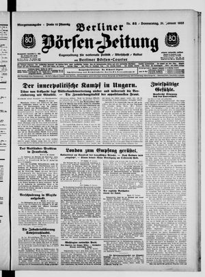 Berliner Börsen-Zeitung vom 31.01.1935
