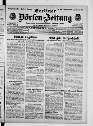 Berliner Börsen-Zeitung vom 02.02.1935