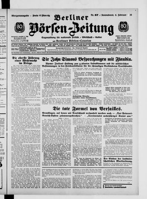 Berliner Börsen-Zeitung vom 09.02.1935
