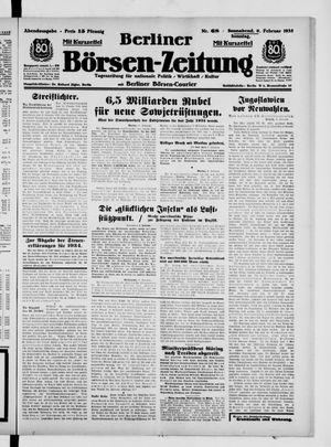 Berliner Börsen-Zeitung vom 09.02.1935
