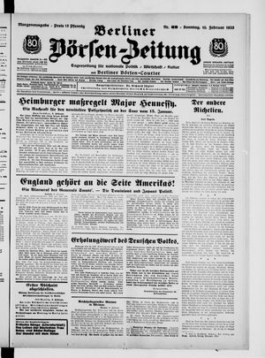 Berliner Börsen-Zeitung vom 10.02.1935