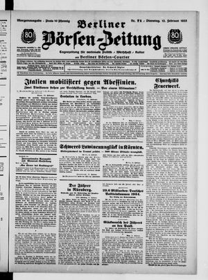 Berliner Börsen-Zeitung vom 12.02.1935
