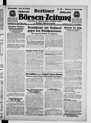 Berliner Börsen-Zeitung vom 12.02.1935