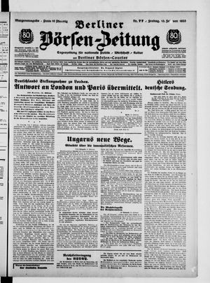 Berliner Börsen-Zeitung vom 15.02.1935