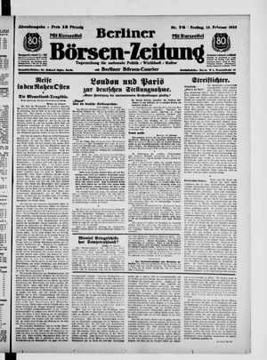 Berliner Börsen-Zeitung vom 15.02.1935