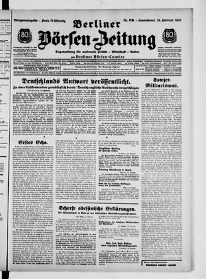 Berliner Börsen-Zeitung vom 16.02.1935
