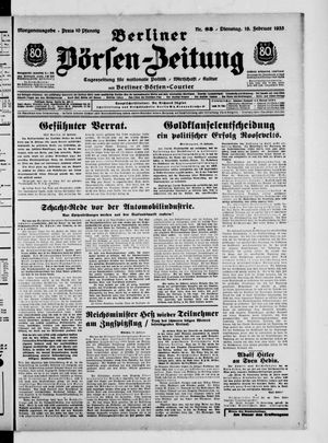 Berliner Börsen-Zeitung vom 19.02.1935
