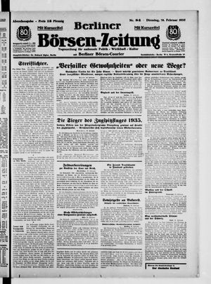 Berliner Börsen-Zeitung vom 19.02.1935
