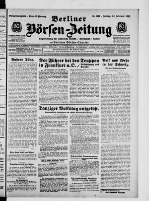 Berliner Börsen-Zeitung vom 22.02.1935