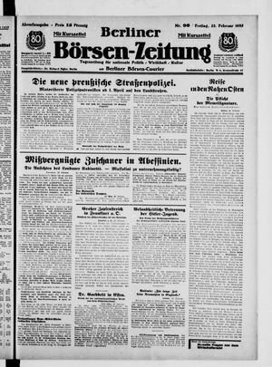 Berliner Börsen-Zeitung vom 22.02.1935