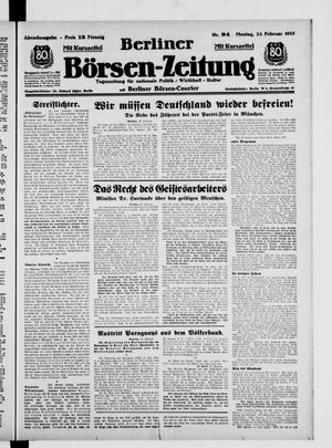 Berliner Börsen-Zeitung vom 25.02.1935