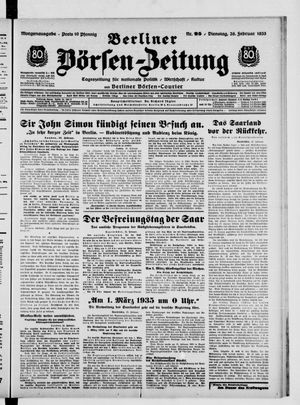 Berliner Börsen-Zeitung vom 26.02.1935