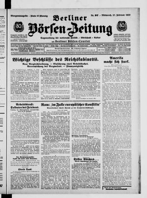 Berliner Börsen-Zeitung vom 27.02.1935
