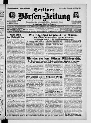 Berliner Börsen-Zeitung vom 03.03.1935