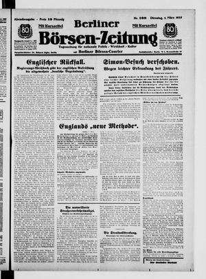Berliner Börsen-Zeitung vom 05.03.1935