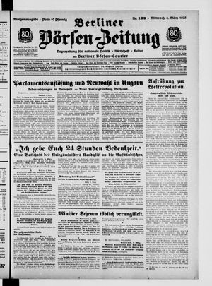 Berliner Börsen-Zeitung vom 06.03.1935