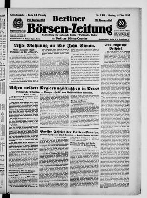 Berliner Börsen-Zeitung vom 11.03.1935