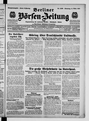 Berliner Börsen-Zeitung vom 12.03.1935