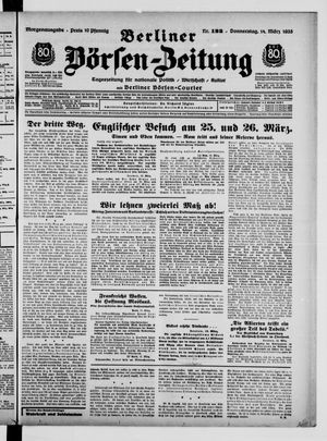 Berliner Börsen-Zeitung vom 14.03.1935