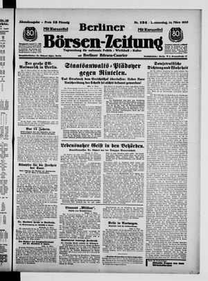 Berliner Börsen-Zeitung vom 14.03.1935