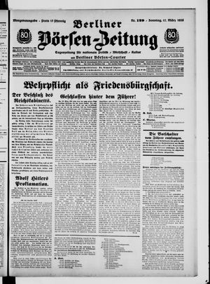 Berliner Börsen-Zeitung vom 17.03.1935