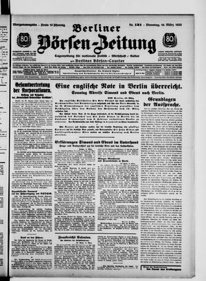 Berliner Börsen-Zeitung vom 19.03.1935