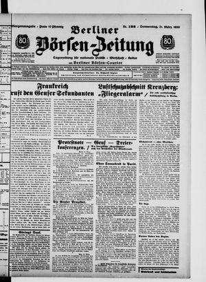 Berliner Börsen-Zeitung on Mar 21, 1935