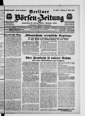 Berliner Börsen-Zeitung vom 22.03.1935