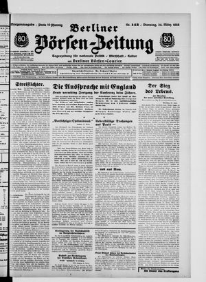 Berliner Börsen-Zeitung vom 26.03.1935