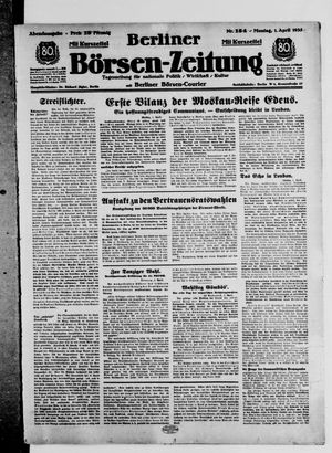 Berliner Börsen-Zeitung vom 01.04.1935