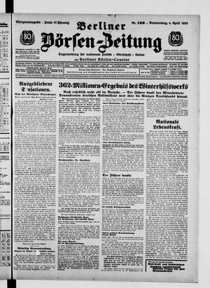 Berliner Börsen-Zeitung vom 04.04.1935