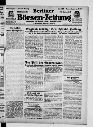 Berliner Börsen-Zeitung vom 04.04.1935