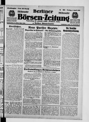 Berliner Börsen-Zeitung vom 05.04.1935