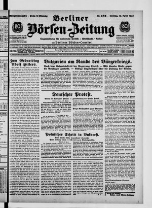 Berliner Börsen-Zeitung vom 19.04.1935