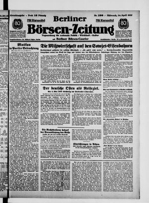 Berliner Börsen-Zeitung vom 24.04.1935