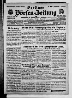 Berliner Börsen-Zeitung vom 01.05.1935
