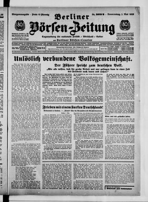 Berliner Börsen-Zeitung vom 02.05.1935