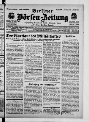 Berliner Börsen-Zeitung vom 04.05.1935
