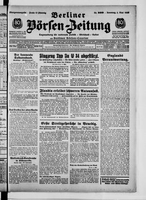 Berliner Börsen-Zeitung vom 05.05.1935