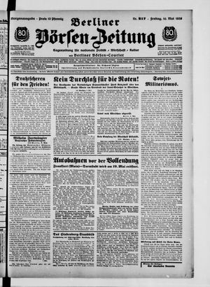 Berliner Börsen-Zeitung vom 10.05.1935