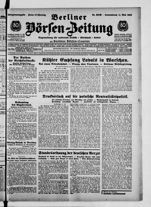 Berliner Börsen-Zeitung on May 11, 1935