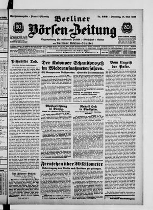 Berliner Börsen-Zeitung vom 14.05.1935