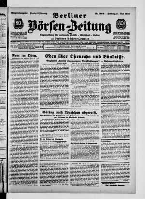 Berliner Börsen-Zeitung vom 17.05.1935