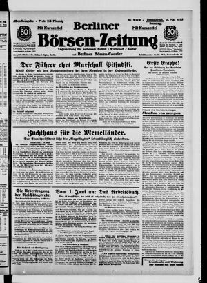 Berliner Börsen-Zeitung vom 18.05.1935