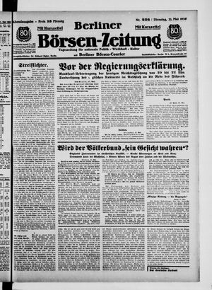 Berliner Börsen-Zeitung vom 21.05.1935