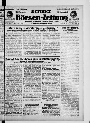 Berliner Börsen-Zeitung vom 22.05.1935