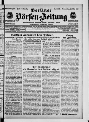 Berliner Börsen-Zeitung vom 23.05.1935
